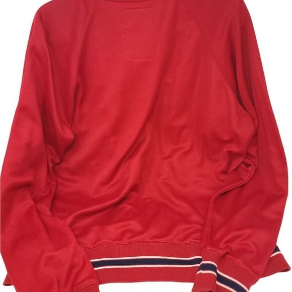 AEROPOSTALE Mens L Red Athletic Brand Full Zip Track Jacket Long Sleeve - Picture 4 of 4